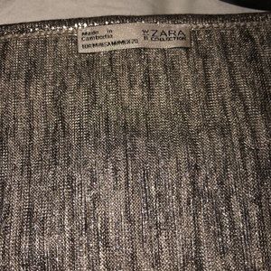 Zara Tops - ZARA Collection GOLD CROP LONG SLEEVE TOP Zara Tops - ZARA Collection GOLD CROP LONG SLEEVE TOP